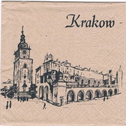 Serwetka -3257- Kraków / szkic /  eco